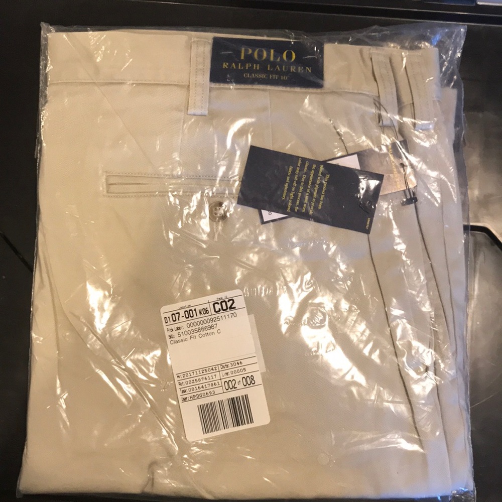Ralph Lauren Classic Fit Cotton Chino Short 38Tall